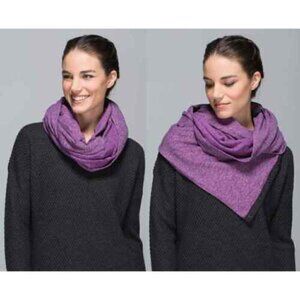 LULULEMON Vinyasa Scarf Purple